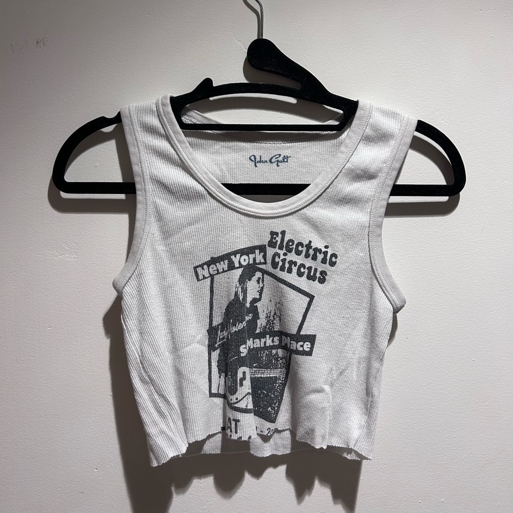 Brandy Melville ( John Galt ) cropped tank top, grey and black size S/XS